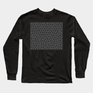 Geometric abstract - gray and white. Long Sleeve T-Shirt